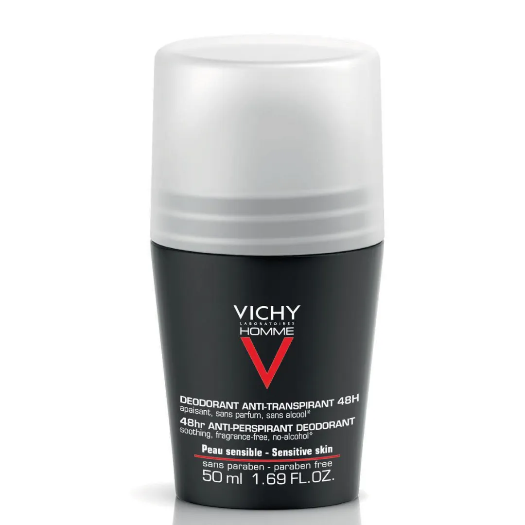 Vichy Homme Anti-perspirant 48h For Man With Sensitive Skin 50ml 3 Vichy Homme Anti-perspirant 48h For Man With Sensitive Skin 50ml