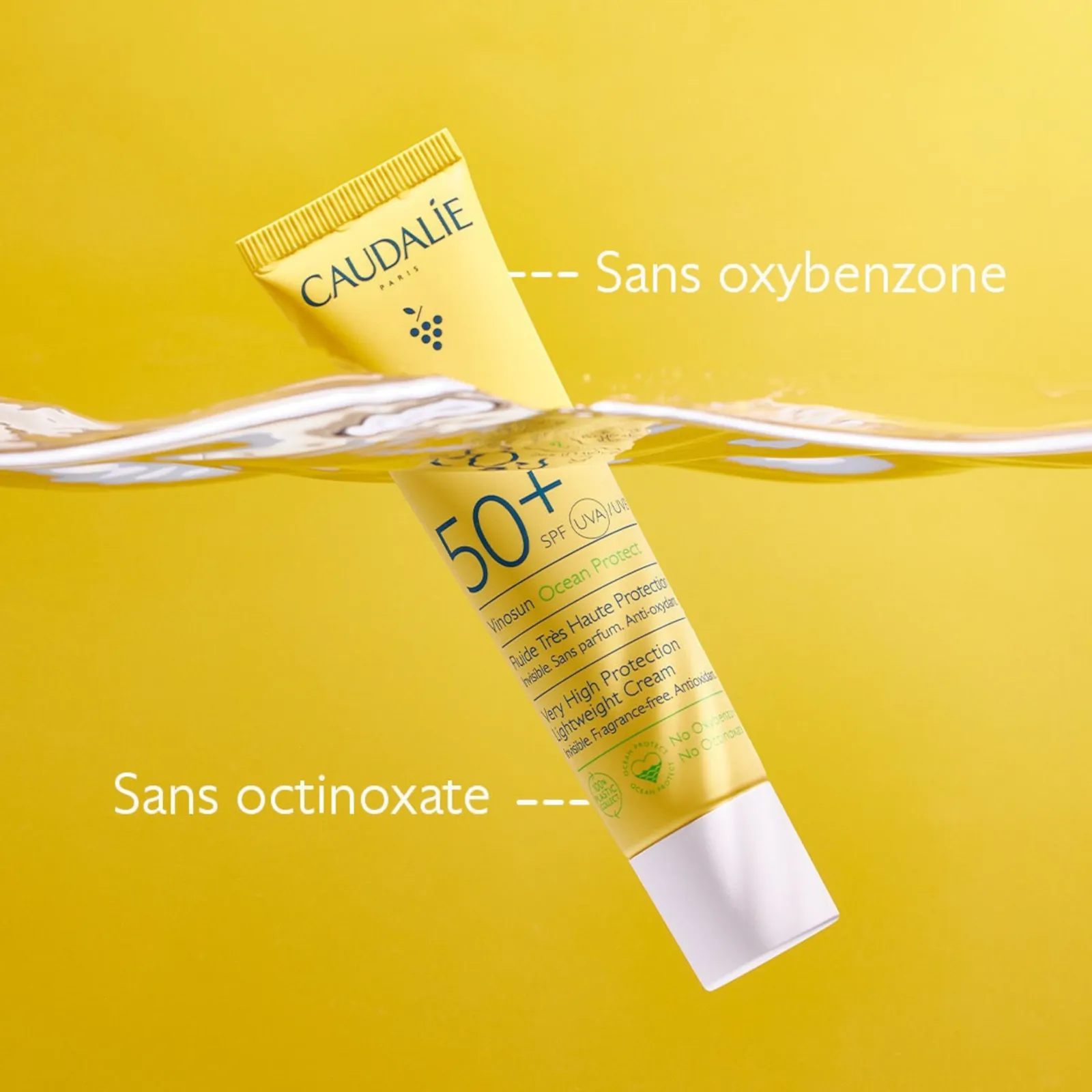 Caudalie Vinosun Spf50 Ocean Protect Very High Protection Lightweight Cream 40ml 1.3fl.oz 4 Caudalie Vinosun Spf50 Ocean Protect Very High Protection Lightweight Cream 40ml 1.3fl.oz - Image 2