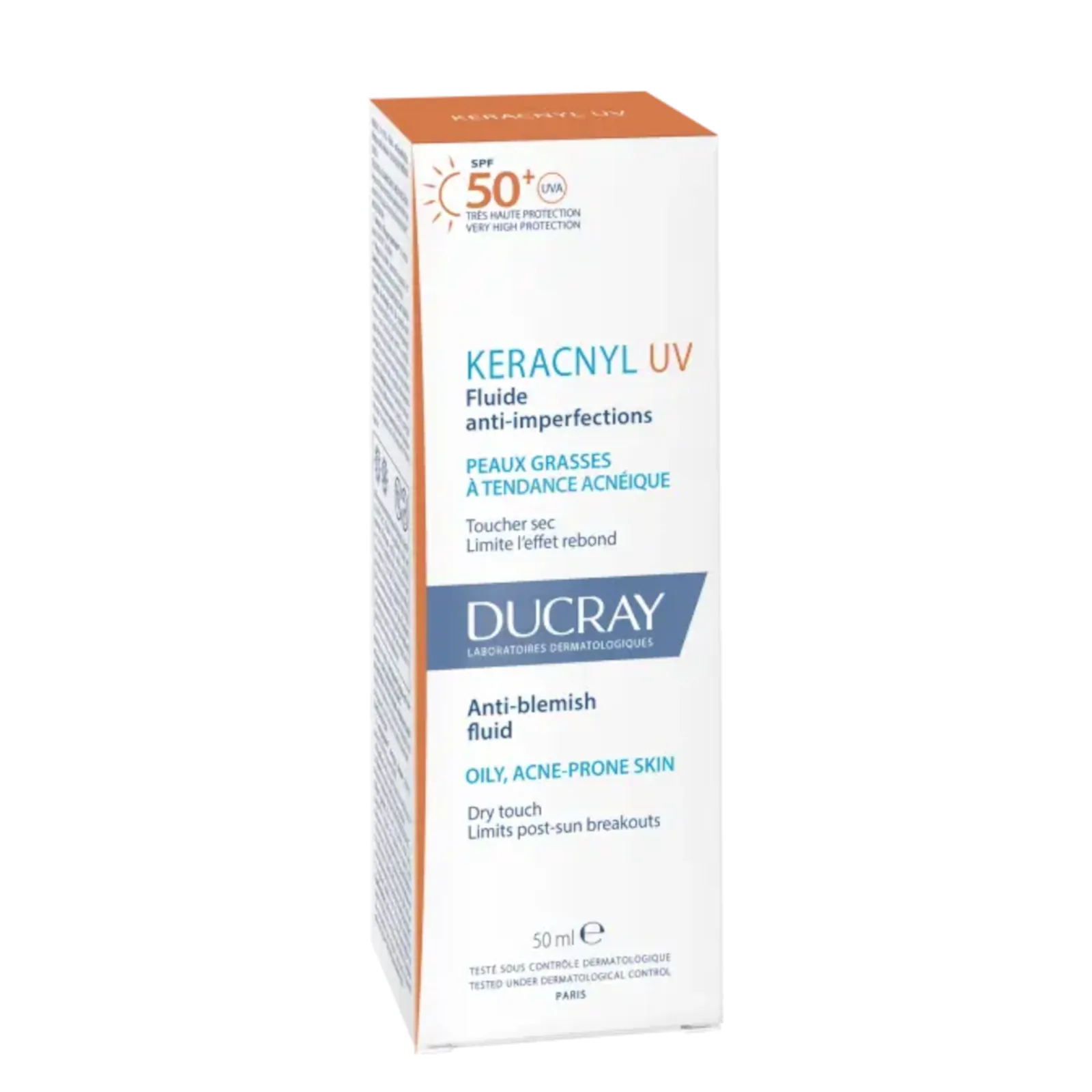 Ducray Keracnyl Spf50+ anti-blemish Fluid 50ml 1.7fl.oz 5 Ducray Keracnyl Spf50+ anti-blemish Fluid 50ml 1.7fl.oz - Image 3