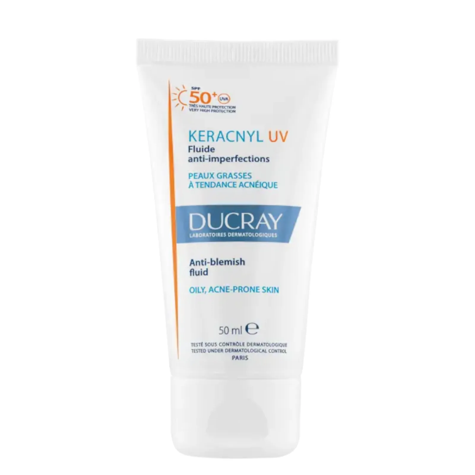 Ducray Keracnyl Spf50+ anti-blemish Fluid 50ml 1.7fl.oz 3 Ducray Keracnyl Spf50+ anti-blemish Fluid 50ml 1.7fl.oz