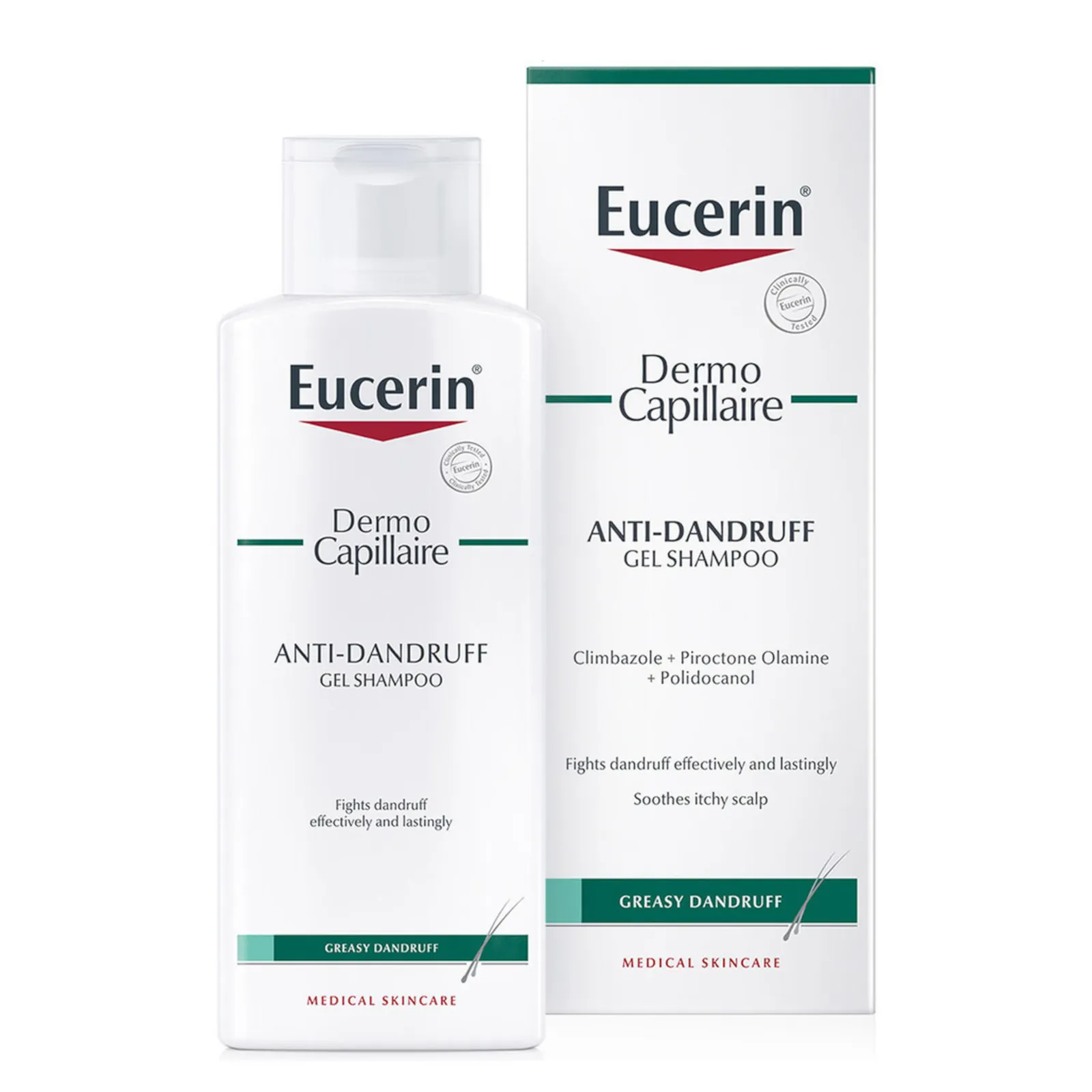 Eucerin Dermocapillaire Anti-dandruff Gel Shampoo 250ml 8.5fl.oz 3 Eucerin Dermocapillaire Anti-dandruff Gel Shampoo 250ml 8.5fl.oz