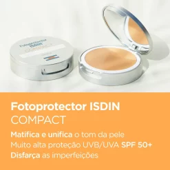 Isdin Compact Foundation Spf50 Sunscreen 10g -Ly-skin Sales Store LySkin Isdin compact foundation spf50 sunscreen 10g medium ISD00147 2