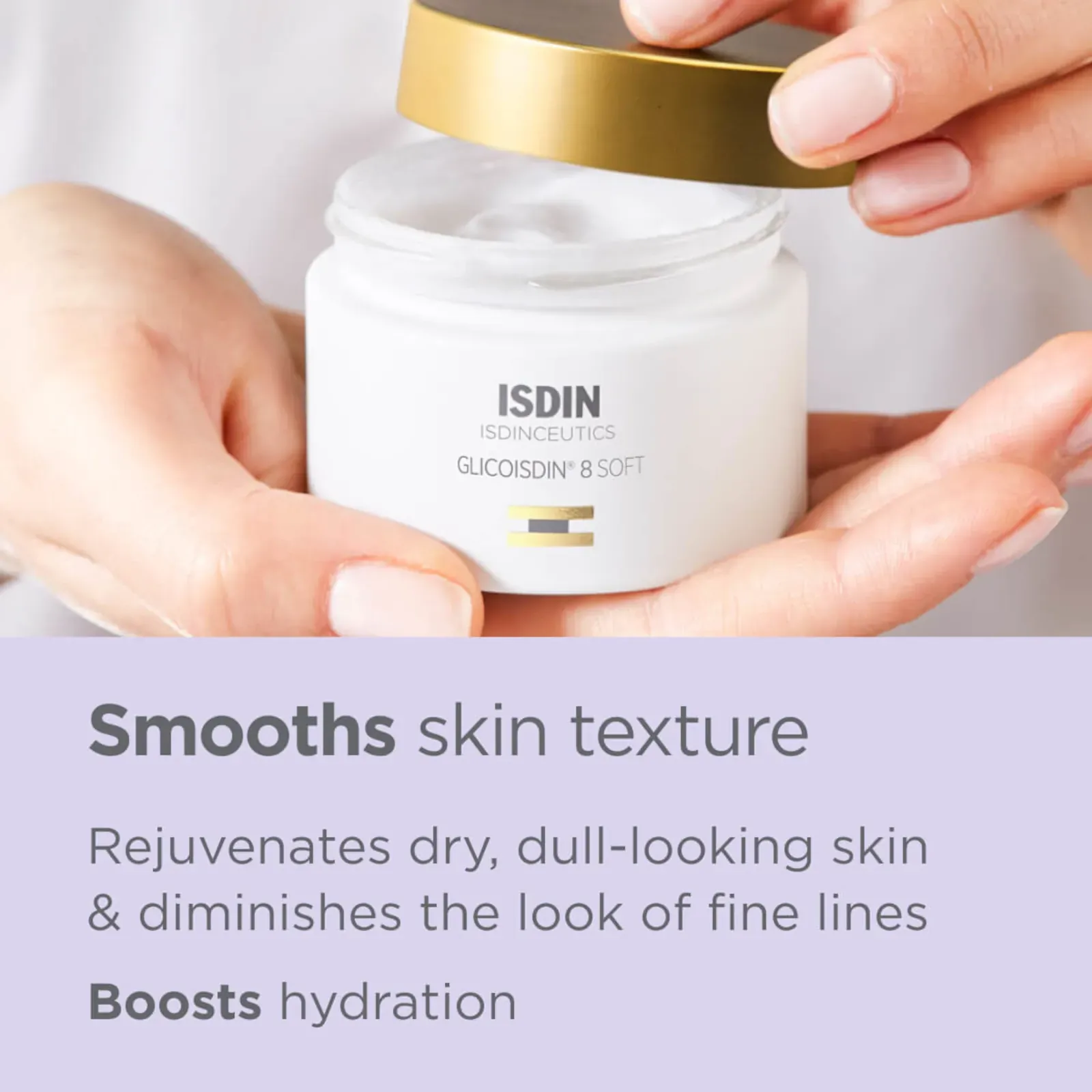 Isdin Isdinceutics Glicoisdin 8 Facial Cream With Glycolic Acid 50ml 1.7fl.oz 4 Isdin Isdinceutics Glicoisdin 8 Facial Cream With Glycolic Acid 50ml 1.7fl.oz - Image 2