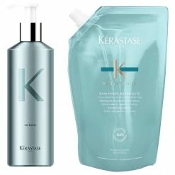 Kérastase Resistance Resistance Force-architecte Aluminium Bottle & Shampoo Refill Bundle
