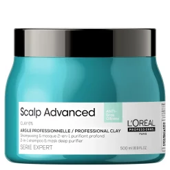 Loreal Professionnel Scalp Advanced Anti-oiliness 2-In-1 Deep Purifier Clay 500ml 16.9fl.oz