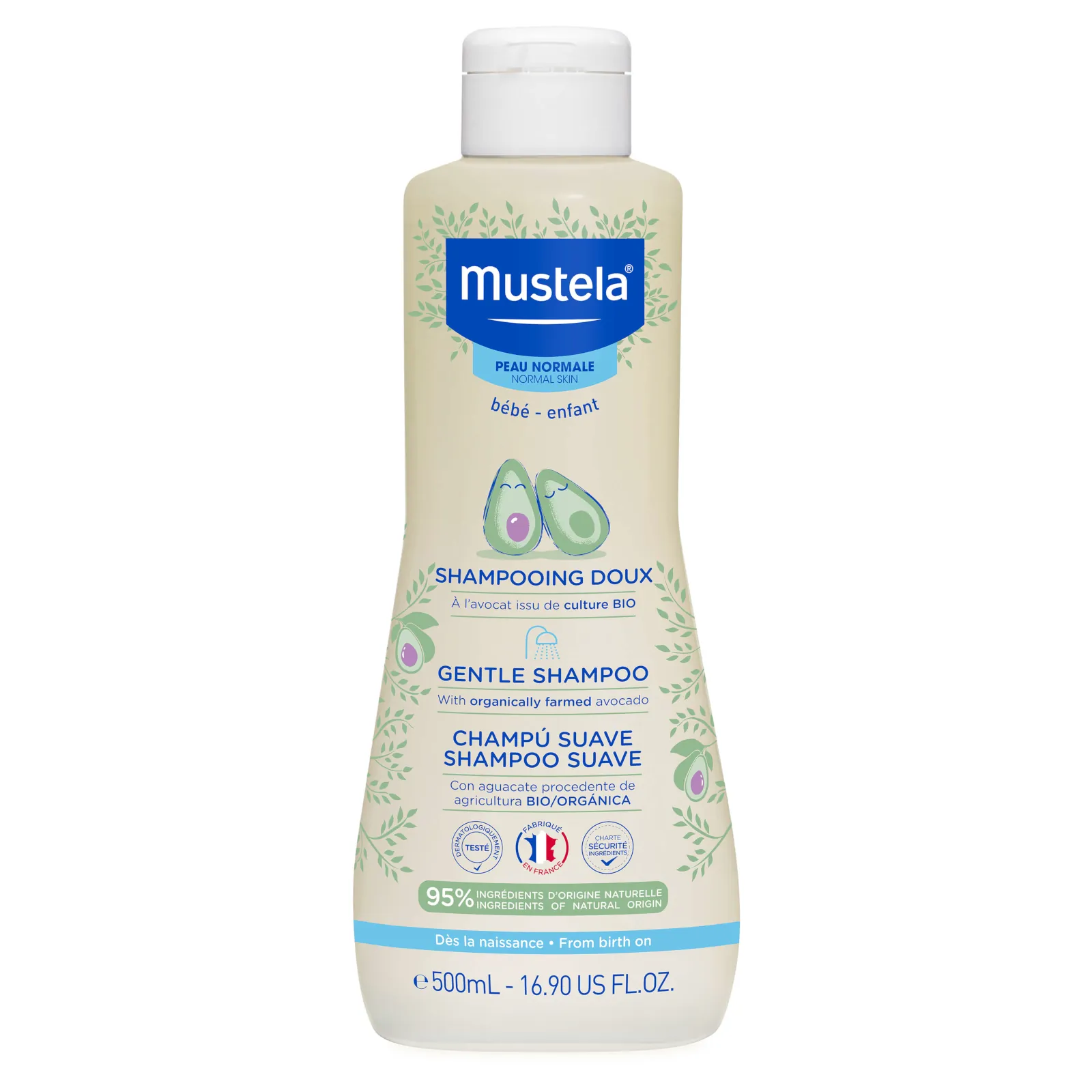 Mustela Gentle Shampoo For Baby 500ml 4 Mustela Gentle Shampoo For Baby 500ml - Image 2