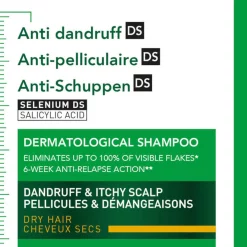 Vichy Dercos Anti-dandruff Ds Shampoo Refill For Dry Hair 500ml 16.9fl.oz -Ly-skin Sales Store LySkin Vichy dercos anti dandruff ds shampoo refill for dry hair 500ml 16.9fl.oz VCY00311 1