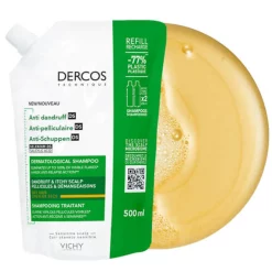 Vichy Dercos Anti-dandruff Ds Shampoo Refill For Dry Hair 500ml 16.9fl.oz -Ly-skin Sales Store LySkin Vichy dercos anti dandruff ds shampoo refill for dry hair 500ml 16.9fl.oz VCY00311 3
