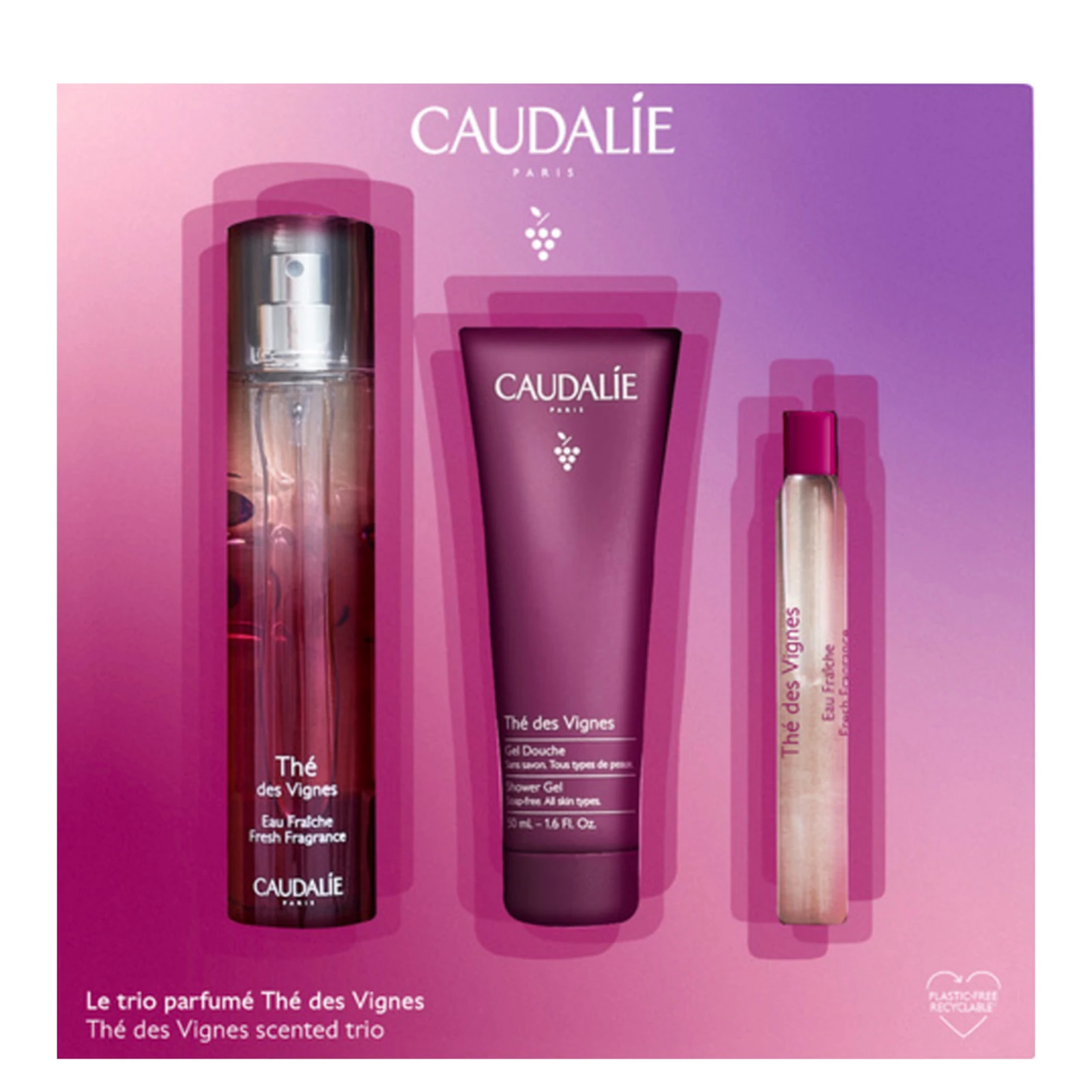 Caudalie Thé Des Vignes Fragrance Trio Set 3 Caudalie Thé Des Vignes Fragrance Trio Set