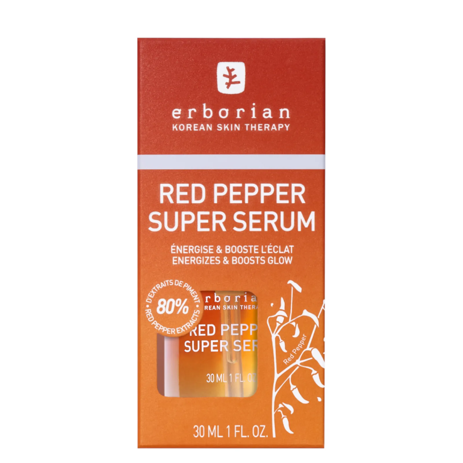 Erborian Red Pepper Super Serum Glow And Exfoliating Care 30ml 5 Erborian Red Pepper Super Serum Glow And Exfoliating Care 30ml - Image 3