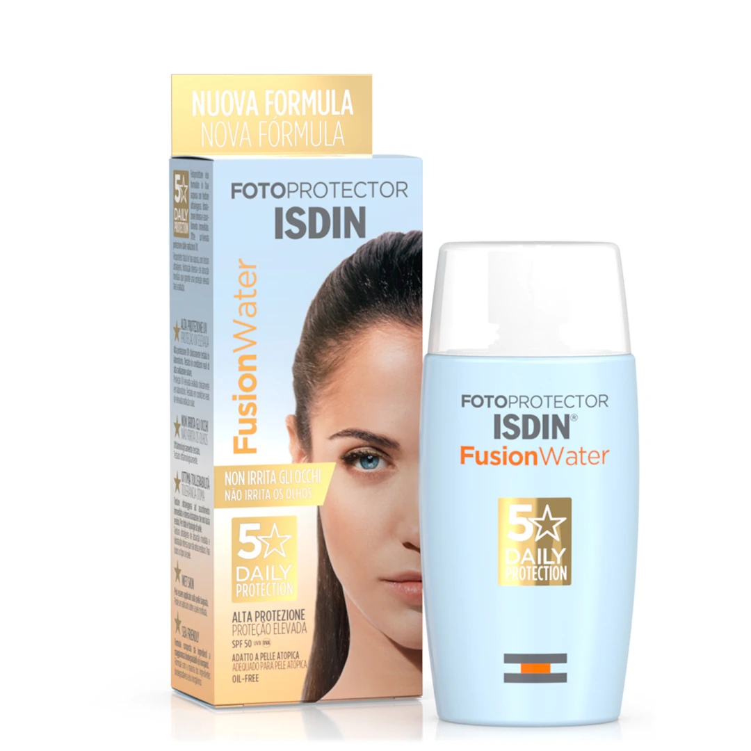 Isdin Fotoprotector Fusion Water Spf50 Facial Sunscreen Oil-free 50ml 1.67fl.oz 3 Isdin Fotoprotector Fusion Water Spf50 Facial Sunscreen Oil-free 50ml 1.67fl.oz