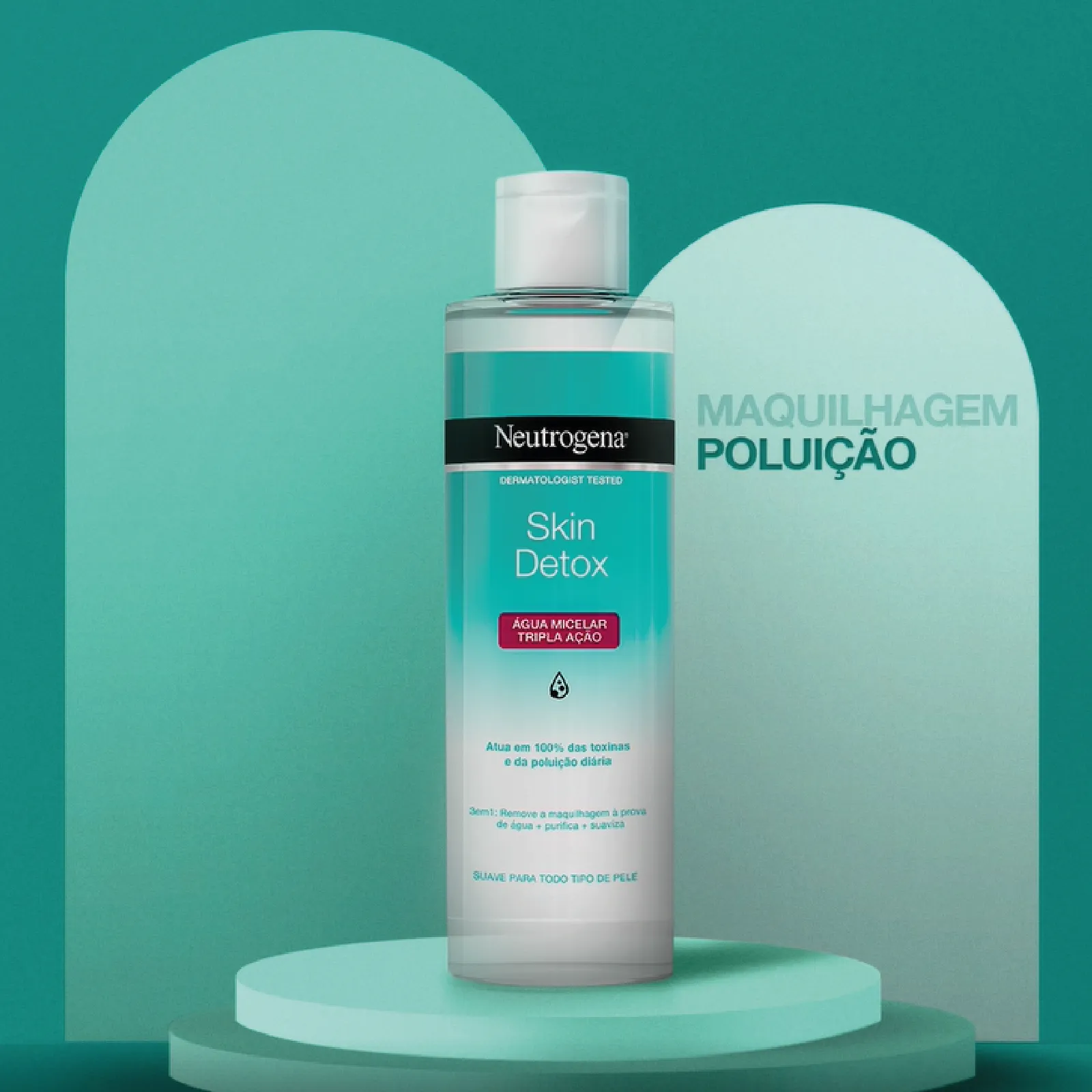 Neutrogena Skin Detox Triple Micellar Water 400ml 4 Neutrogena Skin Detox Triple Micellar Water 400ml - Image 2