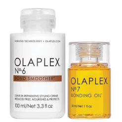Olaplex Iconic Styling Duo Nº6 Bond Smoother And Nº7 Bonding Oil