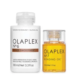 Olaplex Iconic Styling Duo Nº6 Bond Smoother And Nº7 Bonding Oil -Ly-skin Sales Store Lyskin OLAPLEX OLA00012