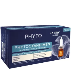 Phyto Phytocyane Men Hair Loss Ampoules (heredity, Weakened Hair) 12x3,5ml