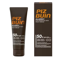 Piz Buin Allergy Spf50 Facial Cream For Sun Sensitive Skin 50ml 5 Piz Buin Allergy Spf50 Facial Cream For Sun Sensitive Skin 50ml -Ly-skin Sales Store Lyskin PizBuin Allergy Sun Face Sensitive SPF50 PIZ00014 02