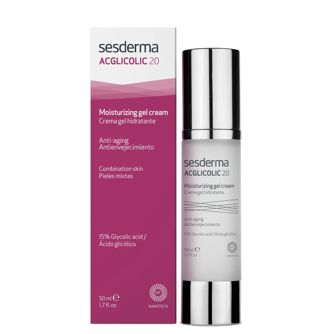 Sesderma Acglicolic 20 Anti-aging Gel-cream Combination Skin 50ml 1.7fl.oz 3 Sesderma Acglicolic 20 Anti-aging Gel-cream Combination Skin 50ml 1.7fl.oz