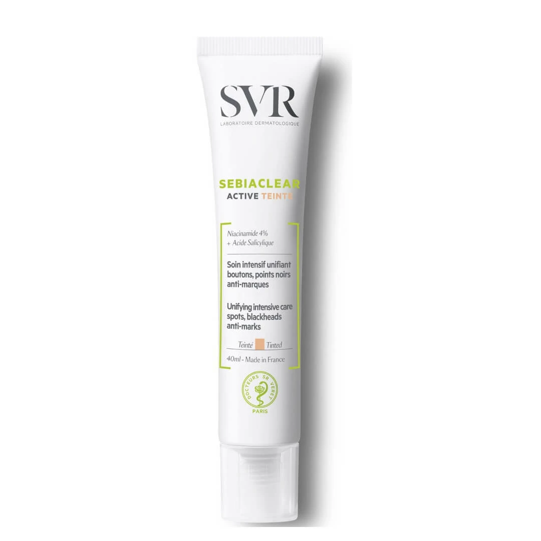 Svr Sebiaclear Active Tinted Anti-blemish Moisturising 40ml 3 Svr Sebiaclear Active Tinted Anti-blemish Moisturising 40ml