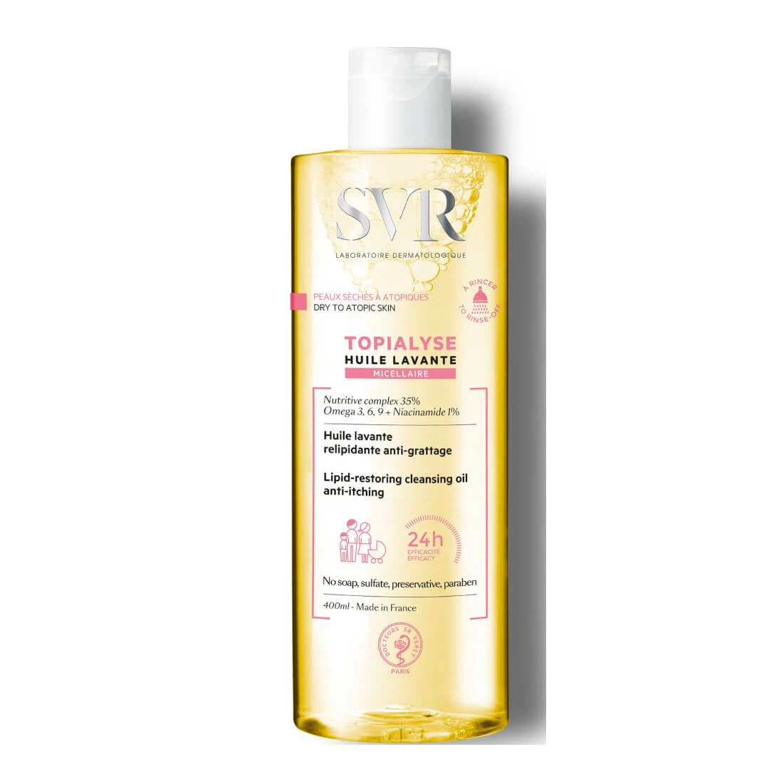 Svr Topialyse Lipid-restoring Cleansing Oil 400ml 14 Fl.oz 3 Svr Topialyse Lipid-restoring Cleansing Oil 400ml 14 Fl.oz