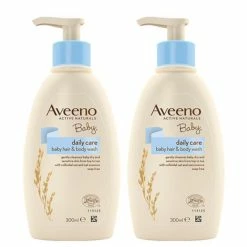 Aveeno Baby Daily Care Hair And Body Wash 2x300ml