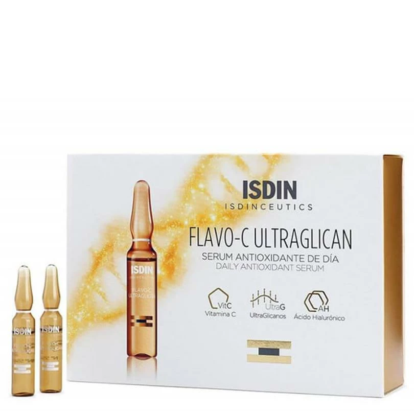 Isdin Isdinceutics Flavo-c Ultraglican Daily Antioxidant Serum Ampoulles 10x2ml 3 Isdin Isdinceutics Flavo-c Ultraglican Daily Antioxidant Serum Ampoulles 10x2ml