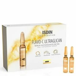 Isdin Isdinceutics Flavo-c Ultraglican Daily Antioxidant Serum Ampoules 30x2ml 0.068fl.oz -Ly-skin Sales Store lyskin isdin ISD00006.1