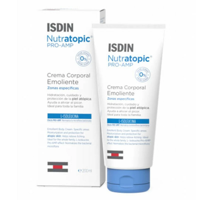 Isdin Nutratopic Pro-amp Emollient Cream 200ml 3 Isdin Nutratopic Pro-amp Emollient Cream 200ml