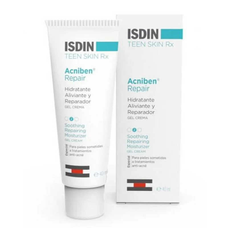 Isdin Acniben Repair Moisturizer And Repairing Gel Cream 40ml 3 Isdin Acniben Repair Moisturizer And Repairing Gel Cream 40ml