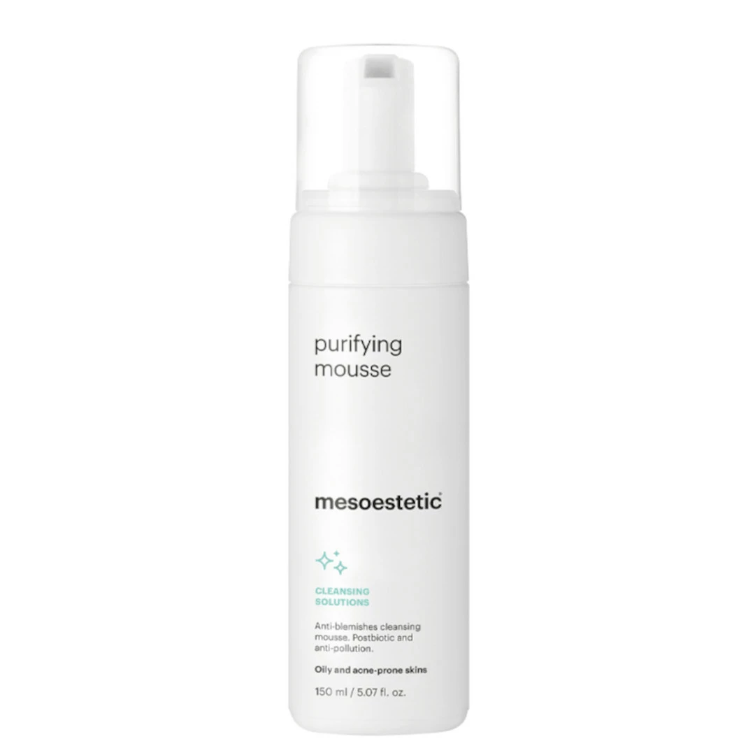 Mesoestetic Purifying Mousse Anti-blemishes Cleansing Foam 150ml 3 Mesoestetic Purifying Mousse Anti-blemishes Cleansing Foam 150ml
