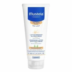 Mustela Cold Cream Body Nourishing Lotion For Baby Dry Skin 200ml