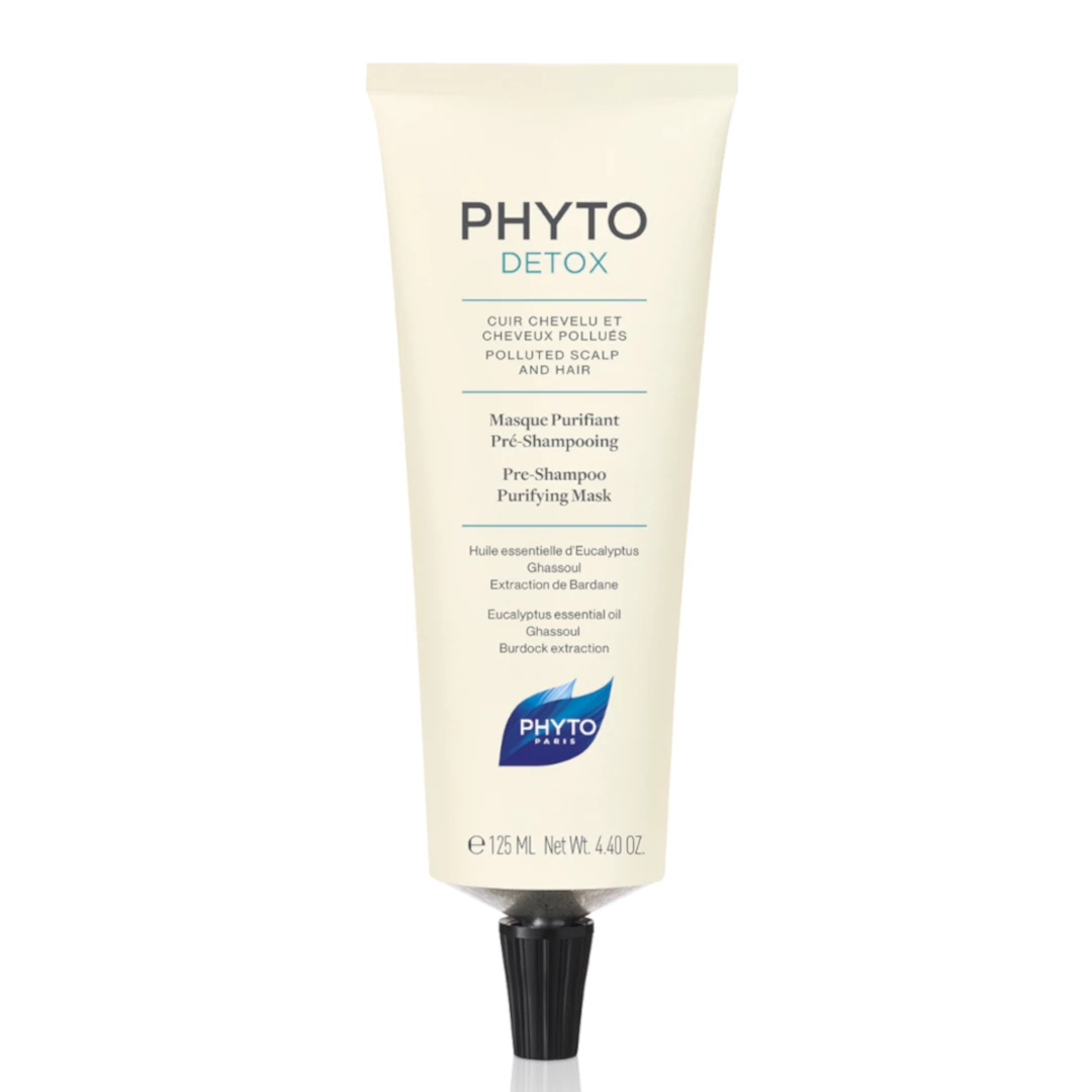 Phyto Phytodetox Pre-shampoo Purifying Mask Polluted Hair And Scalp 125ml 3 Phyto Phytodetox Pre-shampoo Purifying Mask Polluted Hair And Scalp 125ml