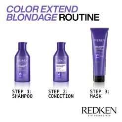 Redken Color Extend Blondage Purple Shampoo For Blonde Hair 300ml 10.1fl.oz 15 Redken Color Extend Blondage Purple Shampoo For Blonde Hair 300ml 10.1fl.oz -Ly-skin Sales Store lyskin redken color extend blondage purple shampoo for blonde hair RED00035 4