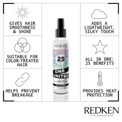 Redken One United Leave-in All-in-one Multi-benefit Treatment 400ml 13.5fl.oz -Ly-skin Sales Store lyskin redken one united all in one multi benefit treatment leave in RED00010 5 1