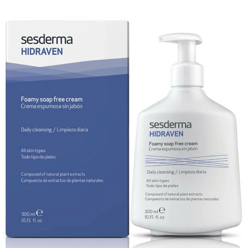 Sesderma Hidraven Soap Free Foamy Cream 300ml 4 Sesderma Hidraven Soap Free Foamy Cream 300ml - Image 2