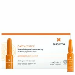 Sesderma C-vit Advance Revitalizing Ampoules 10x1,5ml -Ly-skin Sales Store lyskin sesderma SES00182 1